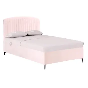 מיטה וחצי מרופדת עם ארגז מצעים | דגם גילי