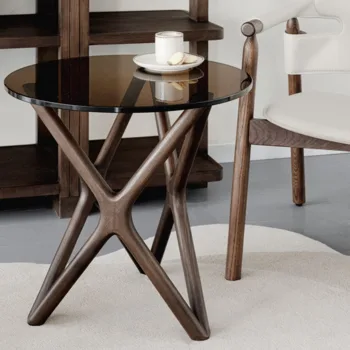 שולחן צד קרוס מילאן | קוטר 56 גובה 47 ס"מ