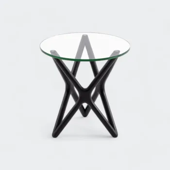 שולחן צד קרוס מילאן | קוטר 56 גובה 47 ס"מ