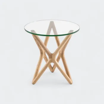 שולחן צד קרוס מילאן | קוטר 56 גובה 47 ס"מ