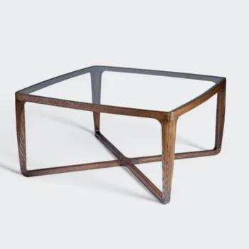 שולחן קפה מרובע | דגם הוואנה | גוון אגוז