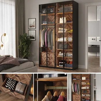 ארון פתיחה 4 דלתות | דגם פליק | WWW.G-H.CO.IL