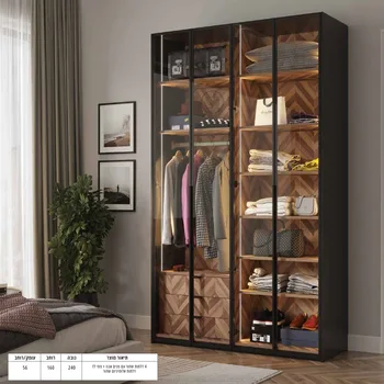 ארון פתיחה 4 דלתות | דגם פליק | WWW.G-H.CO.IL