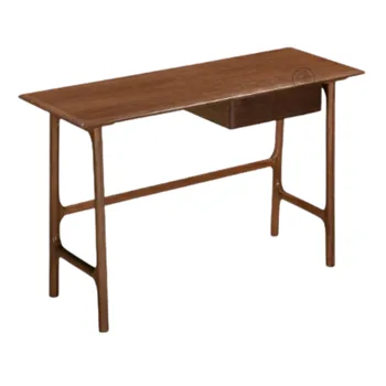 קונסולה פיקדילי | שולחן כניסה מעץ מלא - גוון אגוז