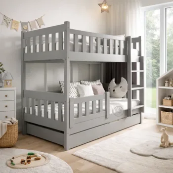 מיטת קומותיים מעץ מלא | דגם LILA