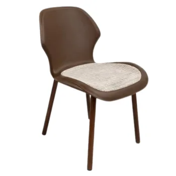 כיסא אוכל שוקולד | דגם זואי -AB