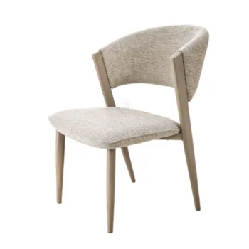 כיסא מרופד ורגלי מתכת | דגם נאפולי