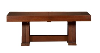 שולחן אוכל מעץ מלא | דגם תמר אגוז