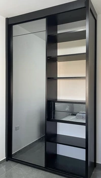 ארון הזזה גובה 2.78 זכוכית לקובל