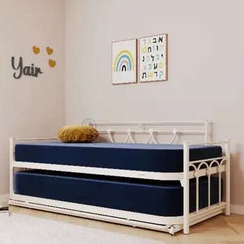 מיטת ברזל היי רייזר -הדס כפולה