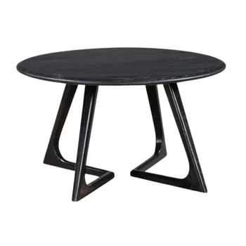 שולחן עץ עגול | דגם נואיבה