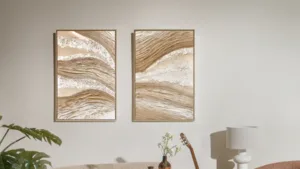 זוג תמונות קנבס דזרט פויינט | 63/93