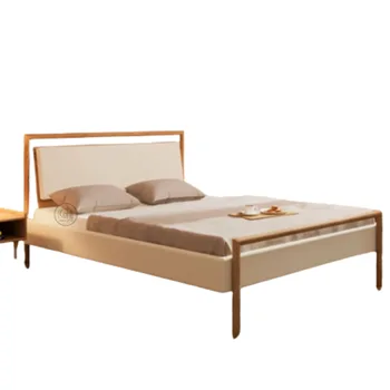 מיטה זוגית מעץ אלון | דגם טורינו