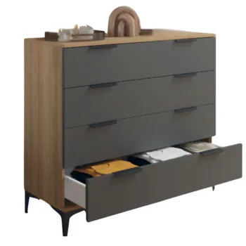קומודה 4 מגירות | דגם פריזמה