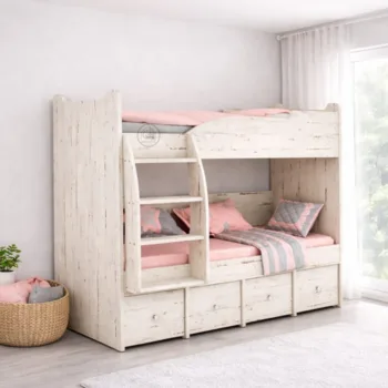 מיטת קומותיים עם מגירות אחסון | דגם חלומית 9