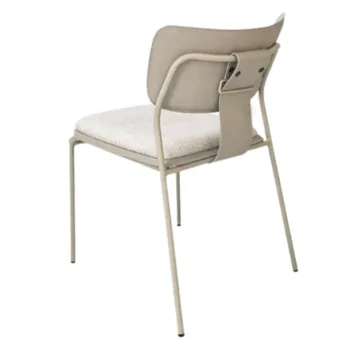 כיסא אוכל ד.עור בז'│ דגם ג’ולי-AB