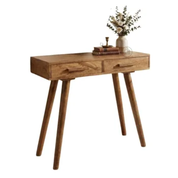 קונסולה מעץ מלא עם מגירות | דגם D-1