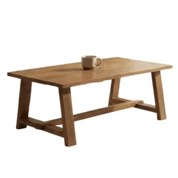 שולחן סלון מעץ מלא | דגם D-4