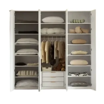 ארון פתיחה 3 דלתות | דגם זארה לבן